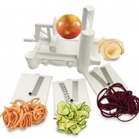 Уред за рязане на зеленчукови спагети и спирали Уред за рязане на зеленчукови спагети и спирали